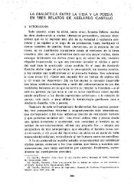 La dialéctica entre la vida y la poesía en tres relatos de Abelardo Castillo 