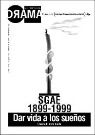 Las puertas del drama : Revista de la Asociación de Autores de Teatro. Núm.  -1, 1999
