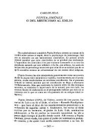 'Pepita Jiménez' o del misticismo al idilio  