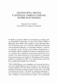 Distinción, ironía y leyenda. Sabina y Dylan, entre bastidores
