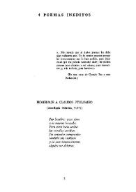 4 poemas inéditos