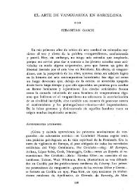 El arte de vanguardia en Barcelona 