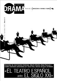 Las puertas del drama : Revista de la Asociación de Autores de Teatro. Núm. 5, 2001