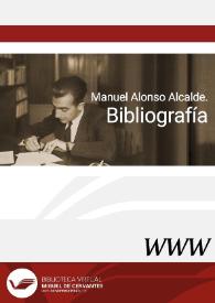 Manuel Alonso Alcalde. Bibliografía