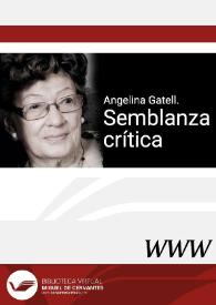 Angelina Gatell. Semblanza crítica