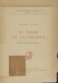 El Fuero de Salamanca: lingüística e historia