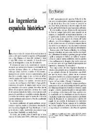 La ingeniería española histórica 