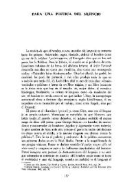 Para una poética del silencio 