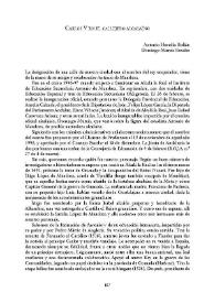 Carlos V en el callejero alcalaíno