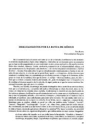 Deslizamientos por la banda de Möbius