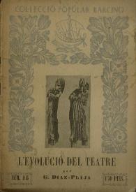 L’evolució del teatre