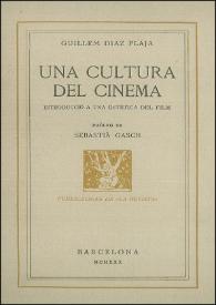 Una cultura del cinema : Introducció a una estètica del film
