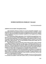 Mundos escópicos, posibles y reales 