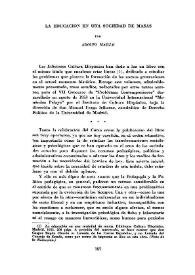 La eduación en una sociedad de masas
