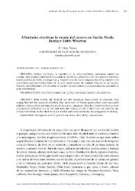 Afinidades electivas: la teoría del cuento en Emilia Pardo Bazán y Edith Wharton