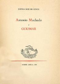 Antonio Machado y Guiomar