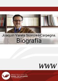 Joaquín Varela Suanzes-Carpegna. Biografía