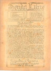 Senda Libre. Año I, núm. 4, 1 de octubre de 1948