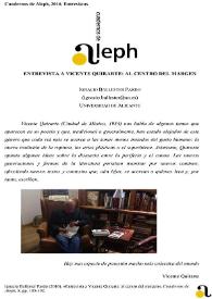 Entrevista a Vicente Quirarte: al centro del margen