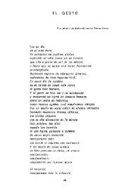 El gesto