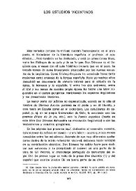 Los estudios vicentinos