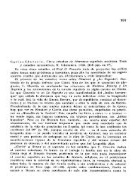 Carlos Clavería, Cinco estudios de literatura española moderna. Tesis y estudios salmantinos, II, Salamanca, 1945 