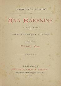 Ana Karenine : novela rusa. Tomo II