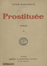 Prostituée. Roman. Tome second