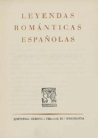 Leyendas románticas españolas