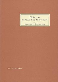 México ciudad que es un país [Fragmento]