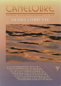 Canelobre, 27 (otoño-invierno 1993). Medio ambiente