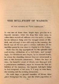 The bull-fight of Madrid
