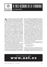 A tres décadas del 'El Fernando'