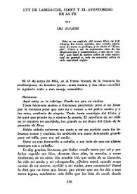 Guy de Larigaudie, 'scout' y el aventurero de la fe 