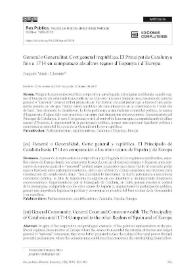 General o Generalitat, Cort general i república. El Principat de Catalunya fins a 1714 en comparació als altres regnes d'Espanya i d'Europa