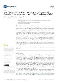 From Motion to Causation: The Diachrony of the Spanish Causative Constructions with traer ('Bring') and llevar ('Take')
