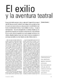 El exilio y la aventura teatral