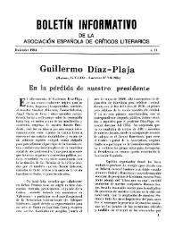 Boletín Informativo de la Asociación Española de Críticos Literarios. Núm. 11, diciembre 1984