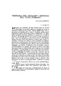 'Historia del corazón': Historia del vivir humano