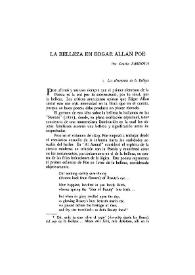 La belleza en Edgar Allan Poe