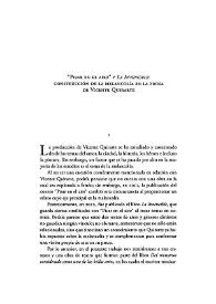 'Pisar en el aire' y 'La Invencible': construcción de la melancolía en la prosa de Vicente Quirarte
