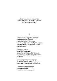 Doce variaciones cromáticas sobre 'Zarabanda con perros amarillos' de Vicente Quirarte