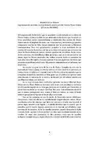 Impresiones de un lector. 'La maja desnuda', novela por don Vicente Blasco Ibáñez 