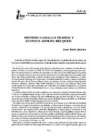 Dionisio Gamallo Fierros y Gustavo Adolfo Bécquer