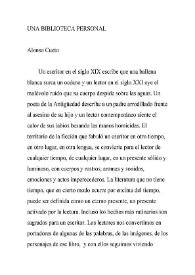 Una biblioteca personal