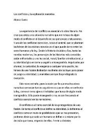 Los conflictos y la exploración narrativa  