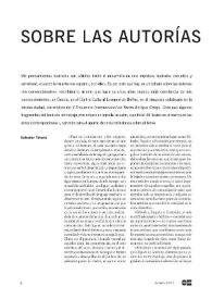 Sobre las autorías 'no convencionales'