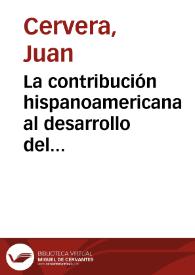 Portada:La contribución hispanoamericana al desarrollo del estudio de la literatura infantil en España / Juan Cervera
