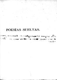 Poesías sueltas / Leandro Fernández de Moratín | Biblioteca Virtual Miguel de Cervantes