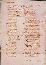 Cantigas de Martin Codax [Pergamino Vindel] | Biblioteca Virtual Miguel de Cervantes